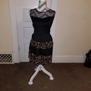 Sexy leopard print dress